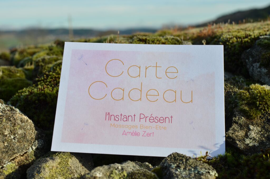 offrez un massage bonheur instant présent